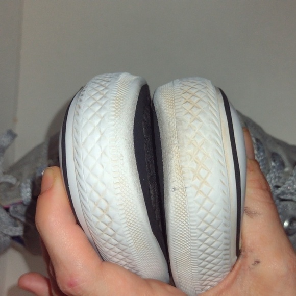 CONVERSE Gray reverse Galaxy size 8 and 1/2 women's - Picture 8 of 12